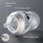 Tommee Tippee Natural Start Anti-Colic Multicoloured Baby Bottles - Pack of 6