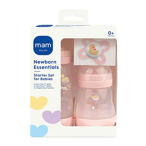 MAM Newborn Essentials Starter Set - Pink